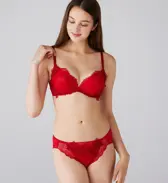 フロラーレ バイ トリンプ519 ブラジャー2, レッド, model image number 1