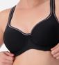 Triumph TRIACTION RACERBACK 2 PACK SPORTS BRA - Black\/white - Sport