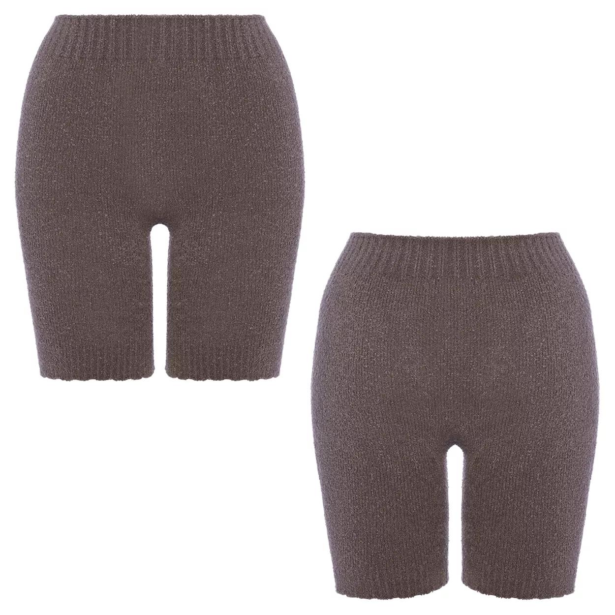 【SALE】スロギー ホイップタッチ 3分丈ニットパンツ, グレー, product image number 2