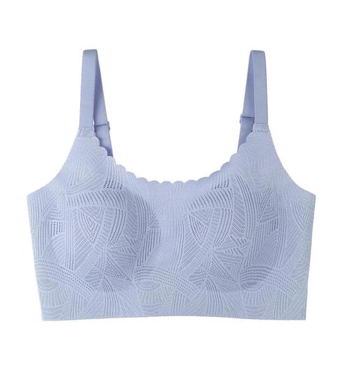 Triumph New Zero In Lace Padded Bra - Lavender blue - Non-wired Bra