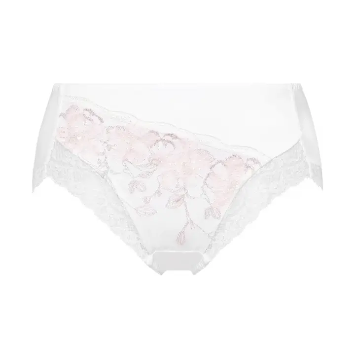 フロラーレ バイ トリンプ121 はきこみ深めショーツ, ホワイト, product image number 0