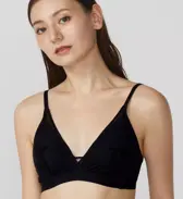 エス バイ スロギー ロージー ウッズ ノンワイヤーブラ, ブラック, model image number 0