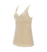 フロラーレ バイ トリンプ1101 ラウンドキャミソール, ベージュ, product image number 2