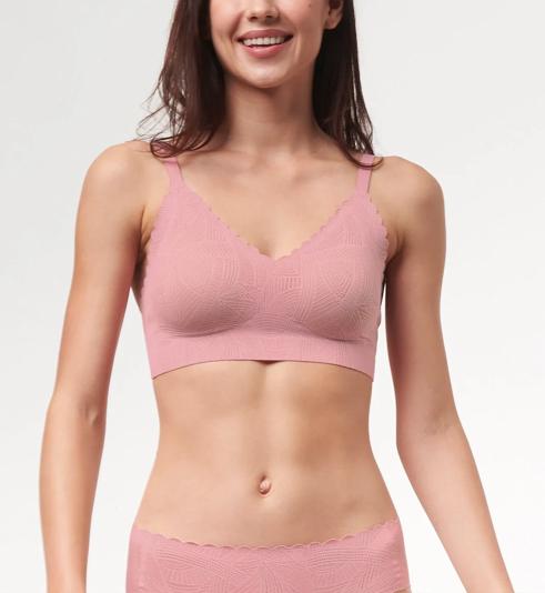 【新品未開封】piping color roomwear （ladies） Zone Easy 2.0 Non-Wired Padded Bra in Soft Praline | Triumph