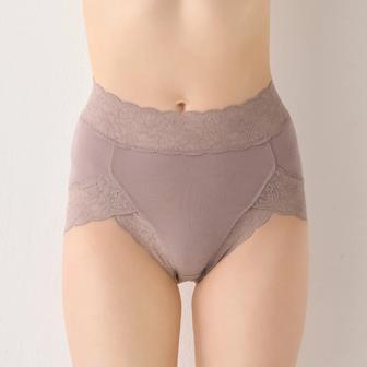 SO SOFT7230 はきこみ深めショーツ, ブラウン, model image number 0