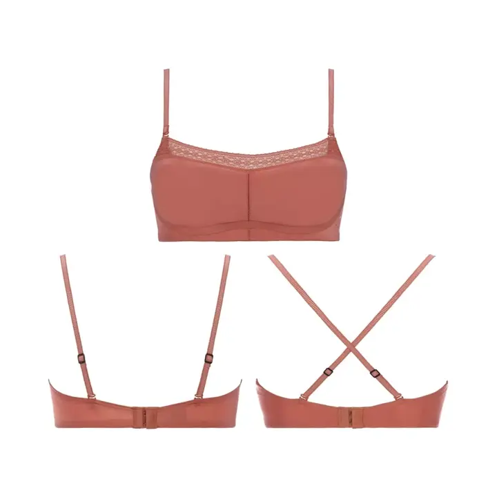 【SALE】エス バイ スロギー サブトル ノンワイヤーブラ, オレンジ, product image number 7