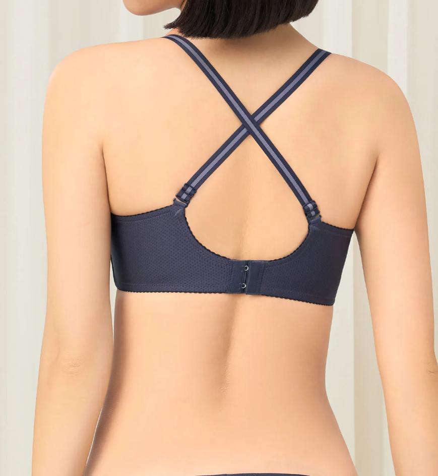 Triumph Pure Invisible 系列軟鋼圈薄墊胸圍 - Ink gray - T-恤胸圍