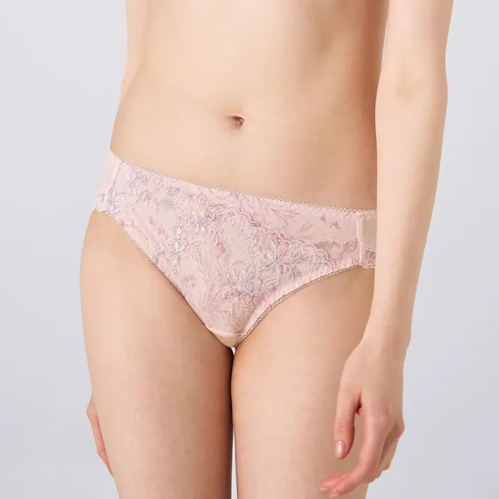 天使のブラ スリムライン644 レギュラーショーツ, ピンク, model image number 0