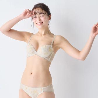 チャーミングラマー スリムライン ブラジャー フローラルハグ, , model image number 1