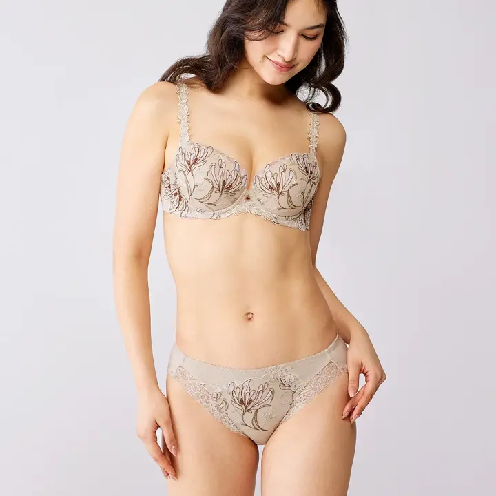 フロラーレ バイ トリンプ614 ブラジャー, ベージュ, model image number 1