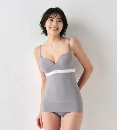スロギー ゴーコットン カップ付きキャミソール