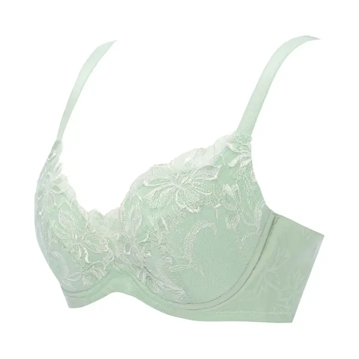 トリンプ プレミアム ゴールドレーベル4006 ブラジャー(パッドなし)【一部カラーSALE】, グリーン, product image number 2
