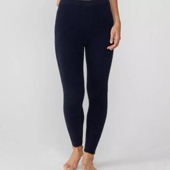 【SALE】スロギー ホームウェア 9分丈ニットパンツ, ブルー, model image number 0