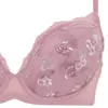 【SALE】エントリーコレクション 3/4カップブラ ブラ＆ショーツセット（ロマンティック ブーケ）【WEB・一部店舗限定】, レッド, swatch
