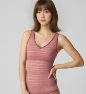 スロギー フリー オールラウンド レース カップ付きトップ, ピンク, model image number 0