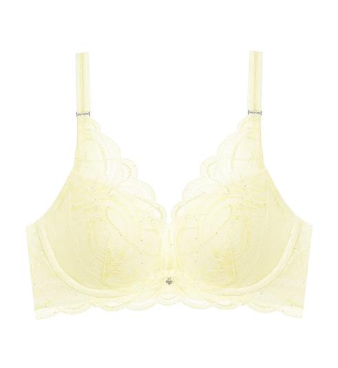 Triumph Shimmer Lace เสื้อชั้นในมีโครง ดันทรง แบบดีฟวี - Vanille - มีโครง