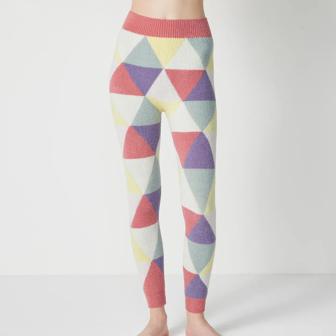 【SALE】スロギー “ほっ”とアイテム 9分丈ニットパンツ, , model image number 4