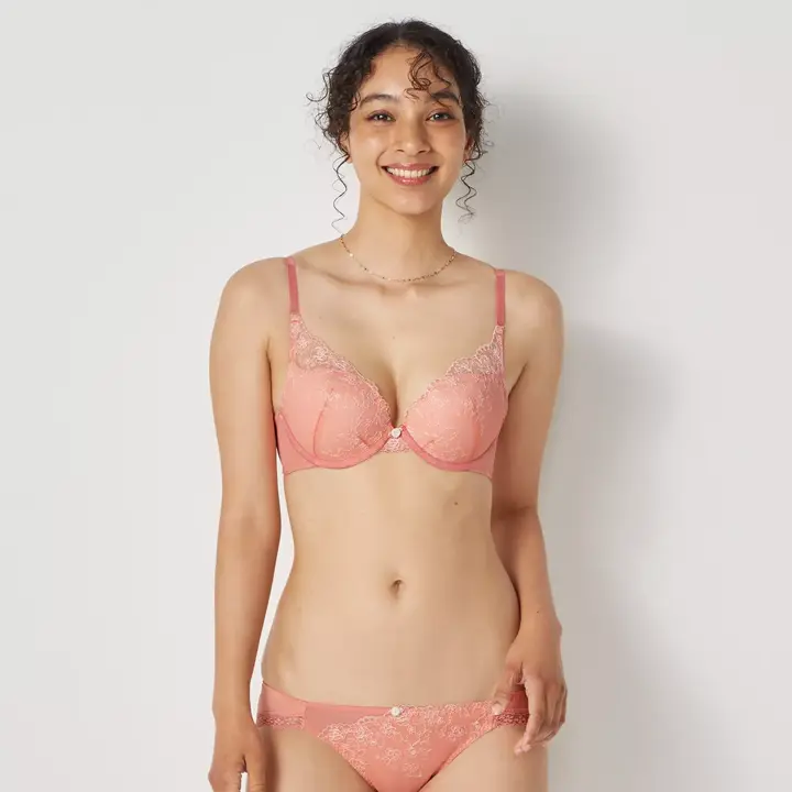 【SALE】レギュラーショーツ ローズアート, ピンク, model image number 1