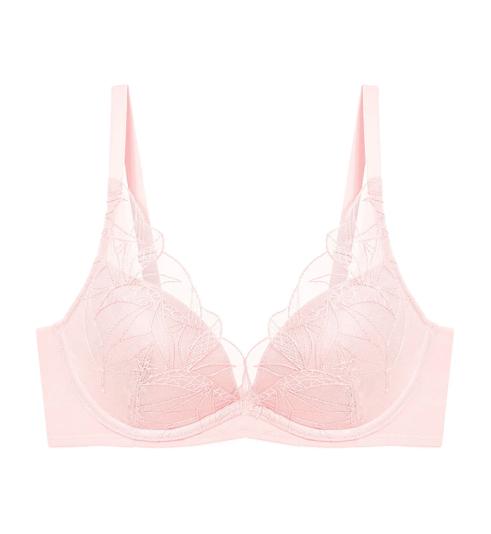 Triumph Aqua Paradise 系列輕軟鋼圈深V提升胸圍 - Rose pink - 深V胸圍