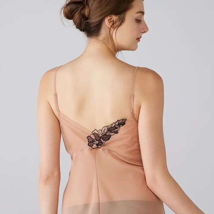 フロラーレ リュクス5024 キャミソール, ブラック, model image number 1