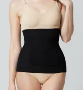 肌側綿100インナー5480 腹巻, ブラック, model image number 0