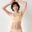スロギー ゼロフィール ハーフトップ, ベージュ, model image number 0