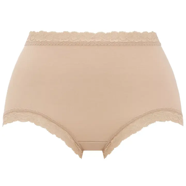 SO NATURAL7120 はきこみ深めショーツ, ベージュ, product image number 0