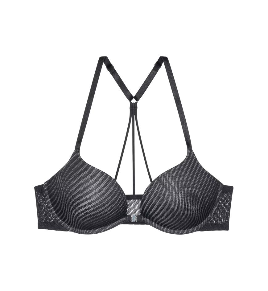 Triumph HARMONY SPOTLIGHT PUSH UP FRONT OPENING BRA - Black - Push-up