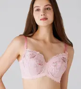 レッドレーベル バイ トリンプ0124 ブラジャー(パッドなし), ピンク, model image number 0