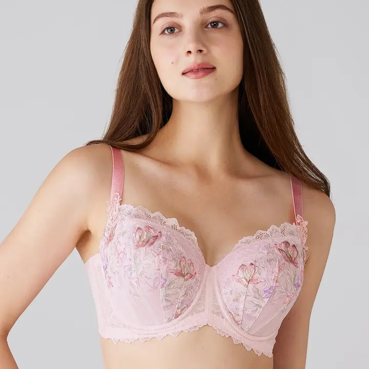 レッドレーベル バイ トリンプ0124 ブラジャー(パッドなし), ピンク, model image number 0