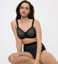 Triumph AIRY SENSATION MINIMISER BRA - Black - Minimiser