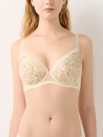 小さくしたいブラ 無理なく着やせ635 ブラジャー(パッドなし)