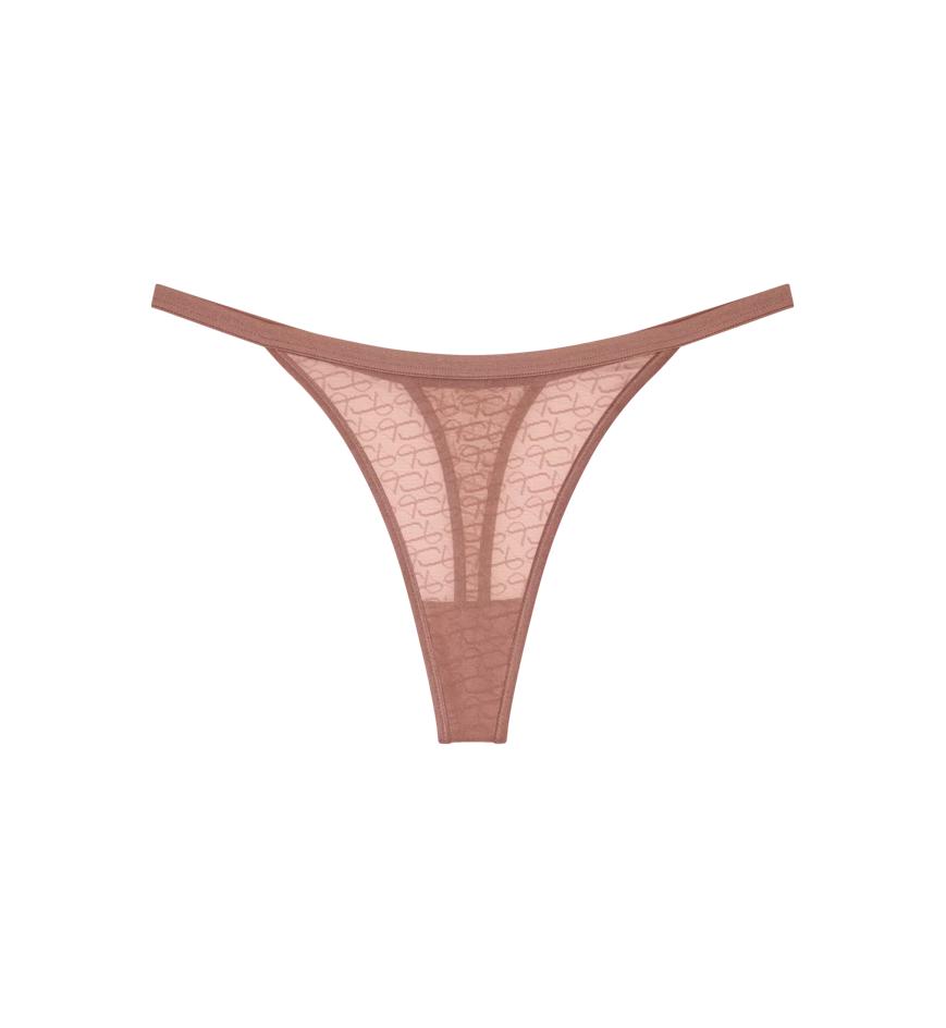 Triumph SIGNATURE SHEER STRING - Toasted almond - G-String