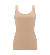 肌側綿100インナー5480 袖なしトップ, ベージュ, product image number 0