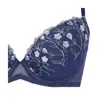 【SALE】【WEB限定】エントリーコレクション 3/4カップブラ ブラ＆ショーツセット ライブリーフローラルズ, ブルー, swatch