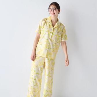 フルブルーム パジャマセット, ホワイト, model image number 0