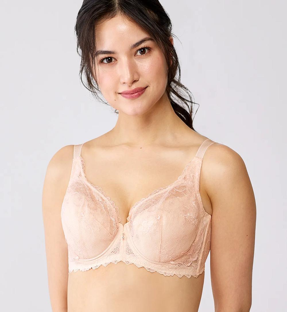 レッドレーベル バイ トリンプ0115 フルカップブラジャー(パッドなし)【一部カラーSALE】, オレンジ, model image number 0