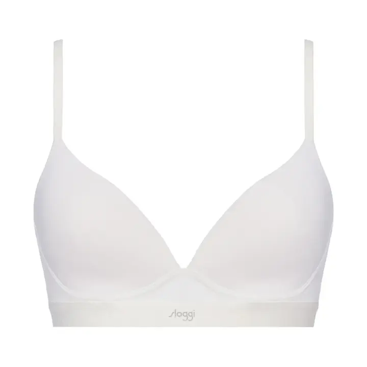 スロギー ゴーコットン ハーフトップ, ホワイト, product image number 0