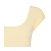 すっきりインナー5340 2分袖トップ【一部カラーSALE】, イエロー, swatch
