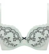 【SALE】谷間くっきり ブラ＆ショーツセット（カラフルデイジー）【WEB・一部店舗限定】, ブルー, product image number 0
