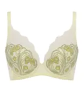 すっきりなめらかシルエット4011 ブラジャー(パッドなし), グリーン, product image number 0