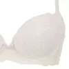 きゅっと寄せブラ ブラ＆ショーツセット デイジーレース【一部カラーSALE】, ホワイト, swatch