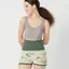 【SALE】スロギー “ほっ”とあったか(ニット柄) ハラマキ付きニットパンツ, グリーン, model image number 1