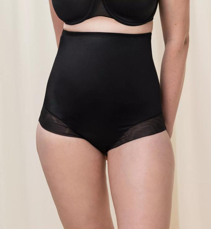 Triumph Women's Shape Sensation High Waist Tummy & Thigh Control Maximum  Support Shapewear (04-Black) Style# 401I800