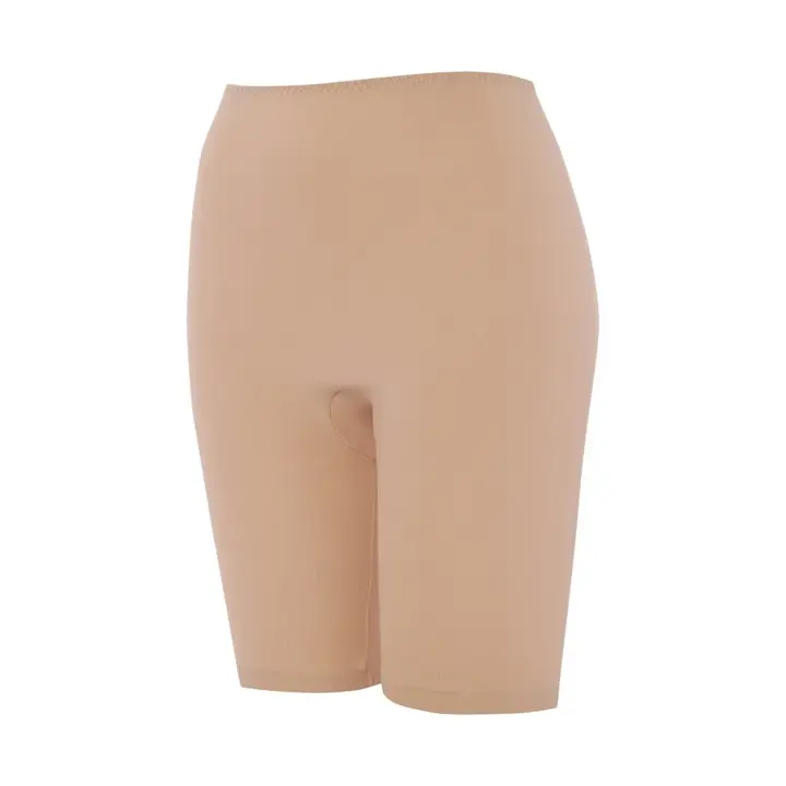 肌側綿100インナー5480 5分丈ボトム, ベージュ, product image number 2