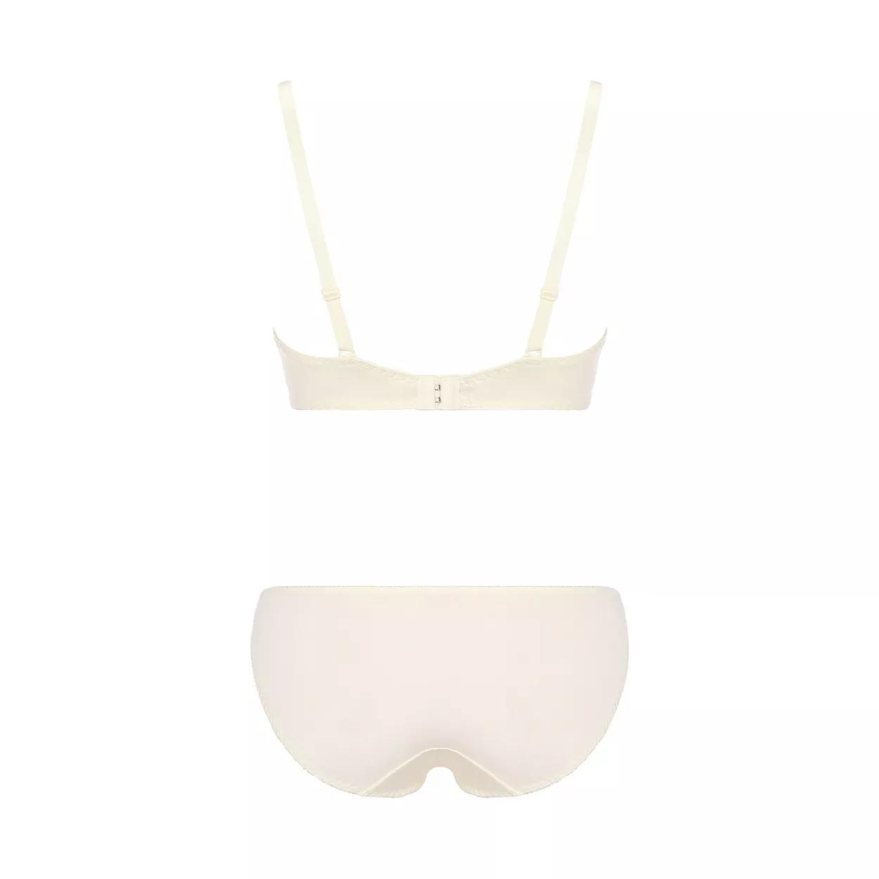 夢みるブラ(R)DeepV ブラ＆ショーツセット デイジーレース【一部カラーSALE】, ホワイト, product image number 2