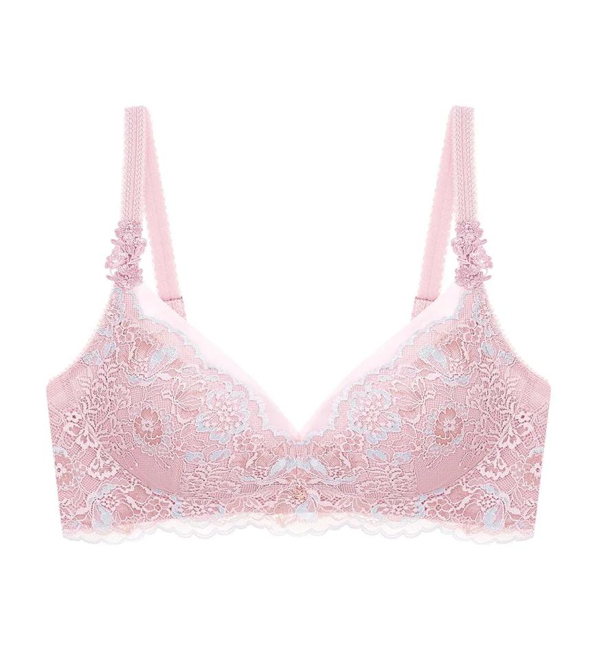 Florale Azalea Lace Non-Wired Padded Bra in Perola | Triumph Singapore
