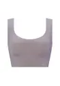 【WEB限定】綿混タイプ(スロギーG028)　カップ付きハーフトップ