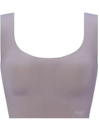 【WEB限定】綿混タイプ(スロギーG028)　カップ付きハーフトップ