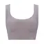 【WEB限定】綿混タイプ(スロギーG028)　カップ付きハーフトップ, ブラウン, product image number 0